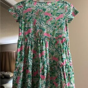 Lilly Pulitzer Green and Pink Patterned Dress